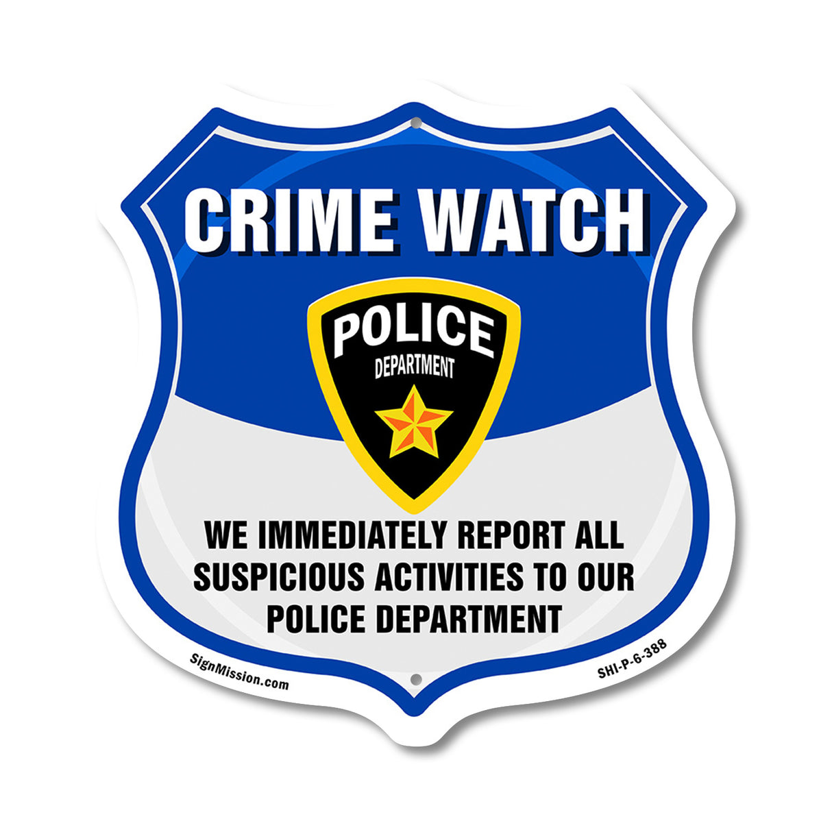 Neighborhood Crime Watch We Immediately Report All Suspicious Activities To Our Police Department