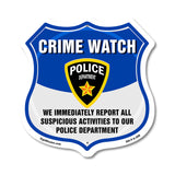 Neighborhood Crime Watch We Immediately Report All Suspicious Activities To Our Police Department