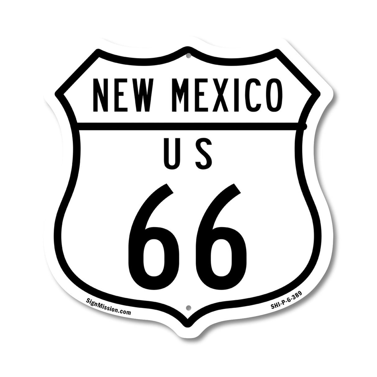 New Mexico Route Marker Shield Sign Us 66