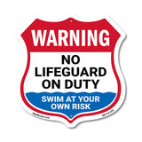 Warning No Lifeguard On Duty