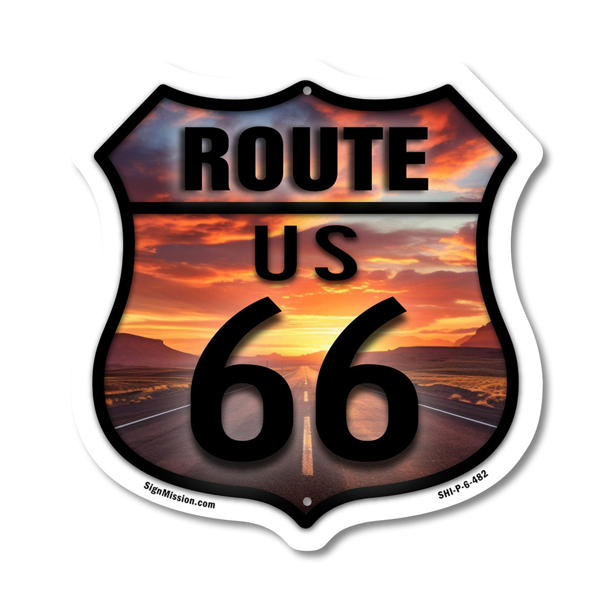 Route Us 66 Sunset