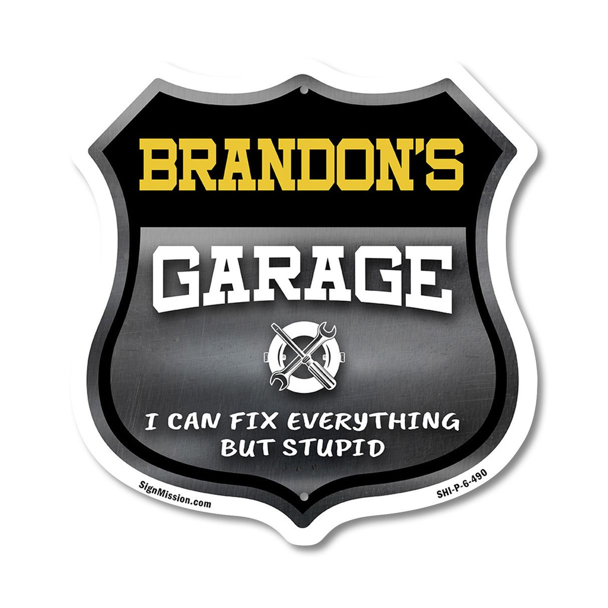 Brandon's Garage I Can Fix Everything But Stupid