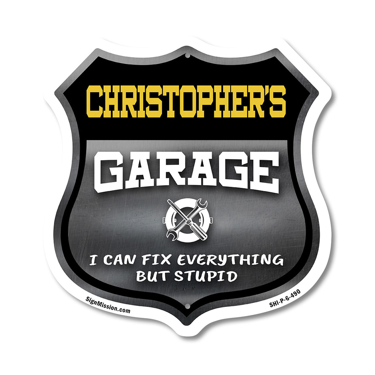 Christopher's Garage I Can Fix Everything But Stupid