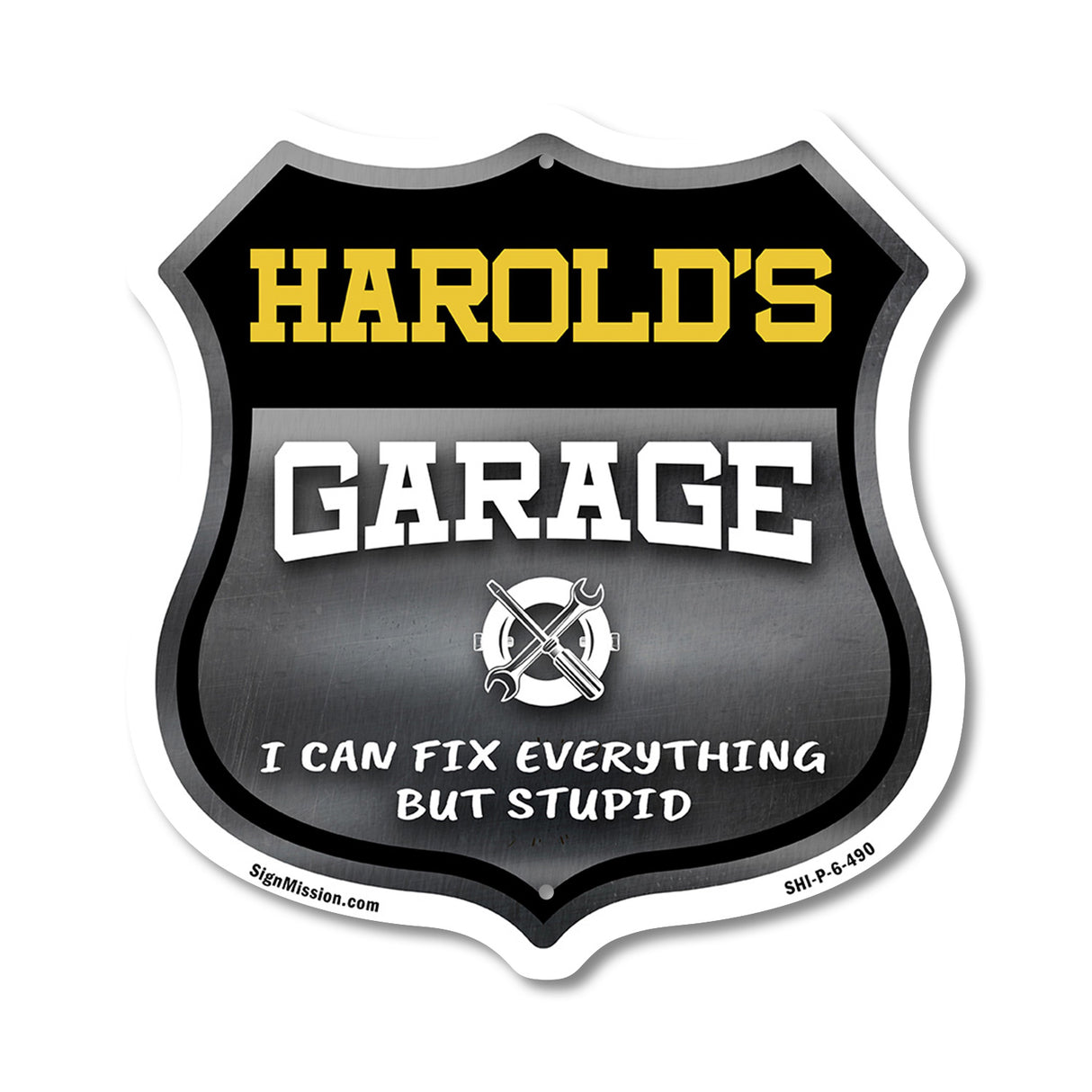 Harold's Garage I Can Fix Everything But Stupid