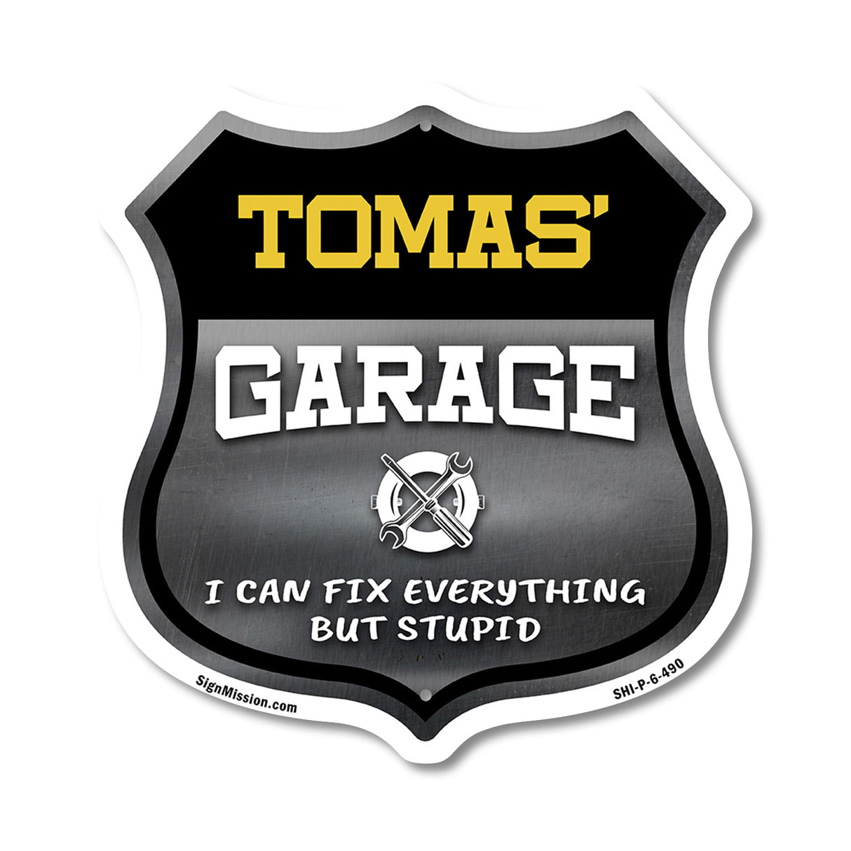 Tomas's Garage I Can Fix Everything But Stupid