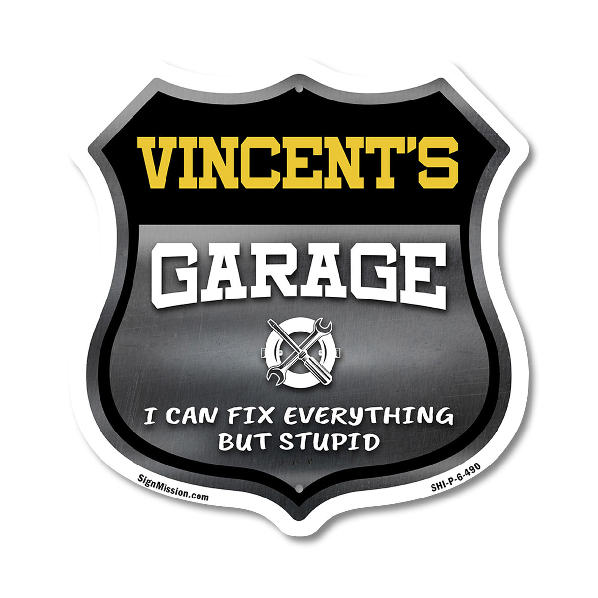 Vincent's Garage I Can Fix Everything But Stupid