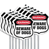 Dog Warning Shield Sign Beware Of Dogs