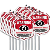 Neighborhood Crime Watch Warning Our Neighbors Are Watching To Report Suspicious Activity To Our Law Enforcement Agency