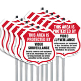 Video Surveillance This Area Is Protected By Video Surveillance Security Cameras And Equipment Are In Use