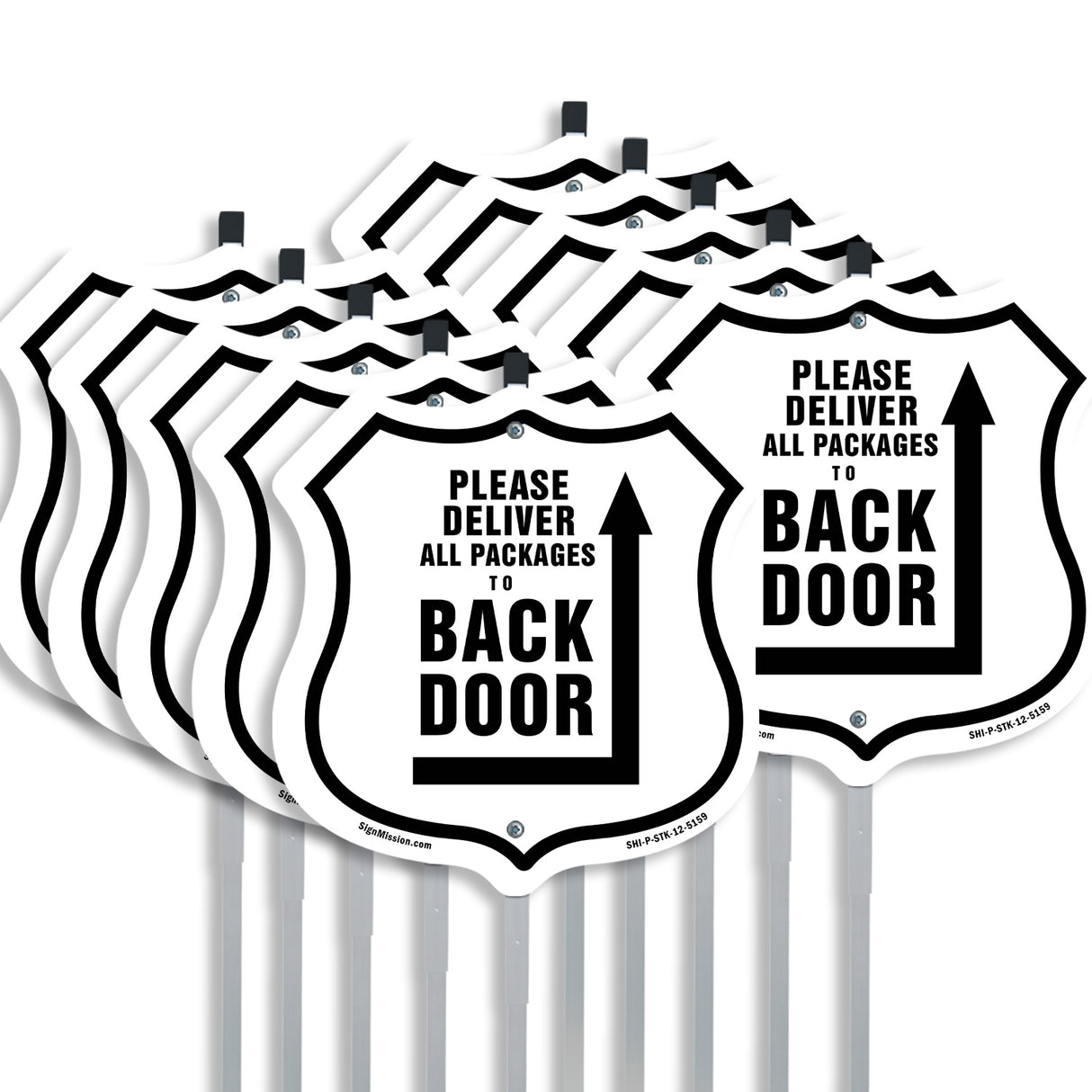 Please Deliver All Packages To Back Door Right