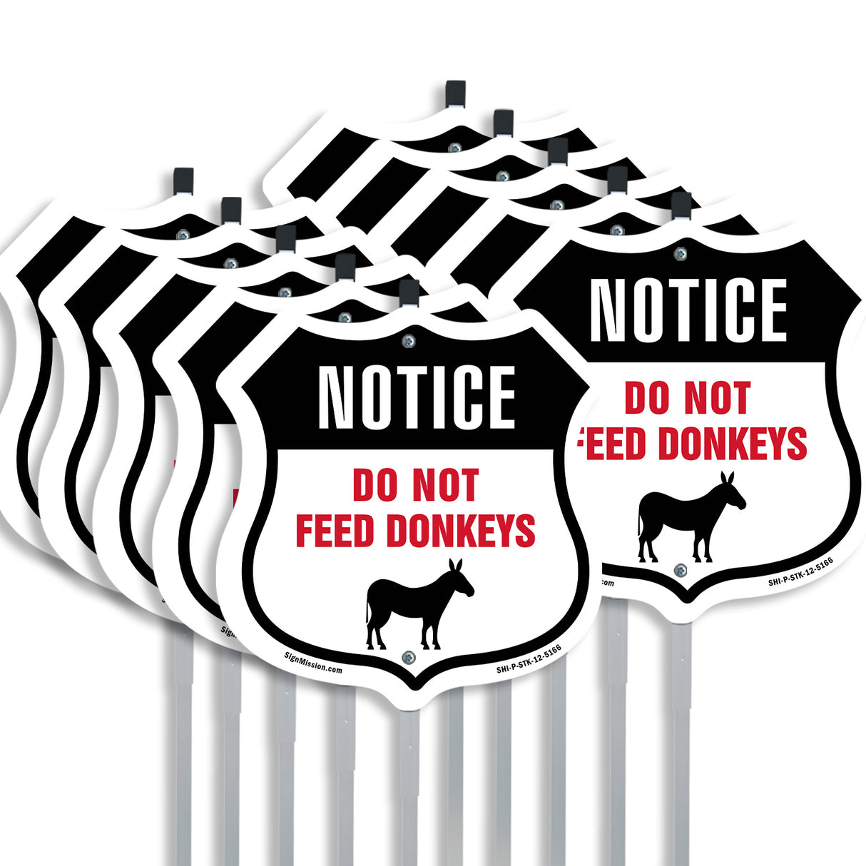 Notice Do Not Feed Donkeys
