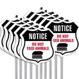 Notice Do Not Feed Animals