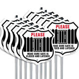 Please Make Sure Gate Is Closed And Latched
