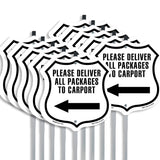 Please Deliver All Packages To Carport Right