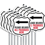 Please Deliver All Packages Here Left