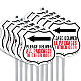 Please Deliver All Packages To Other Door Left