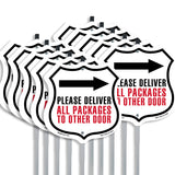 Please Deliver All Packages To Other Door Right