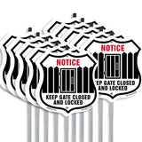 Notice Keep Gate Closed And Locked