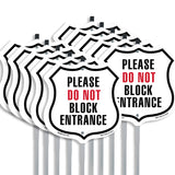 Please Do Not Block Entrance