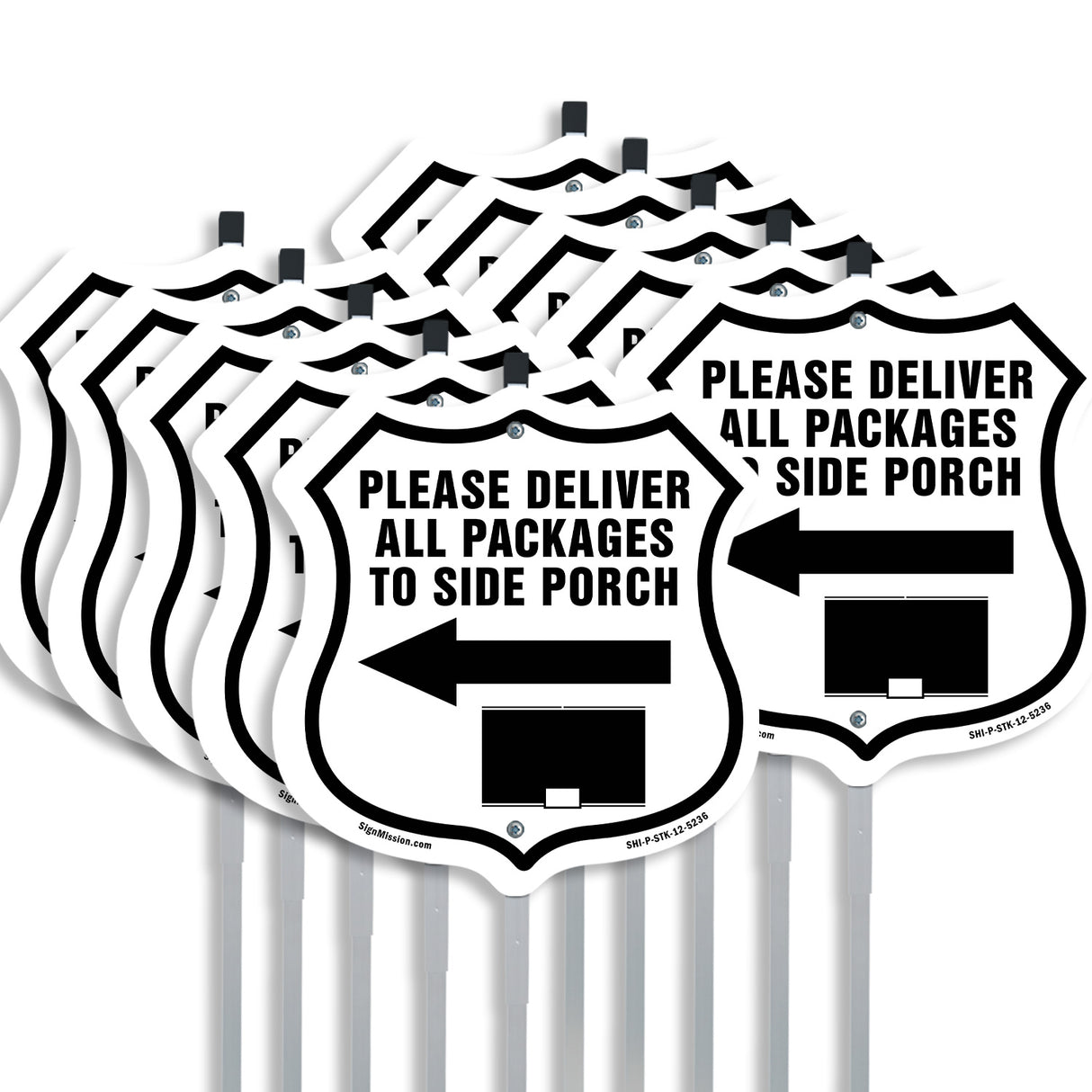 Please Deliver All Packages To Side Porch Left