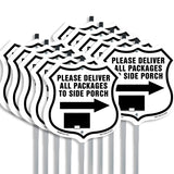 Please Deliver All Packages To Side Porch Right