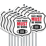 Caution Face Mask Must Be Worn