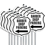 Barber Shop Parking Right Arrow