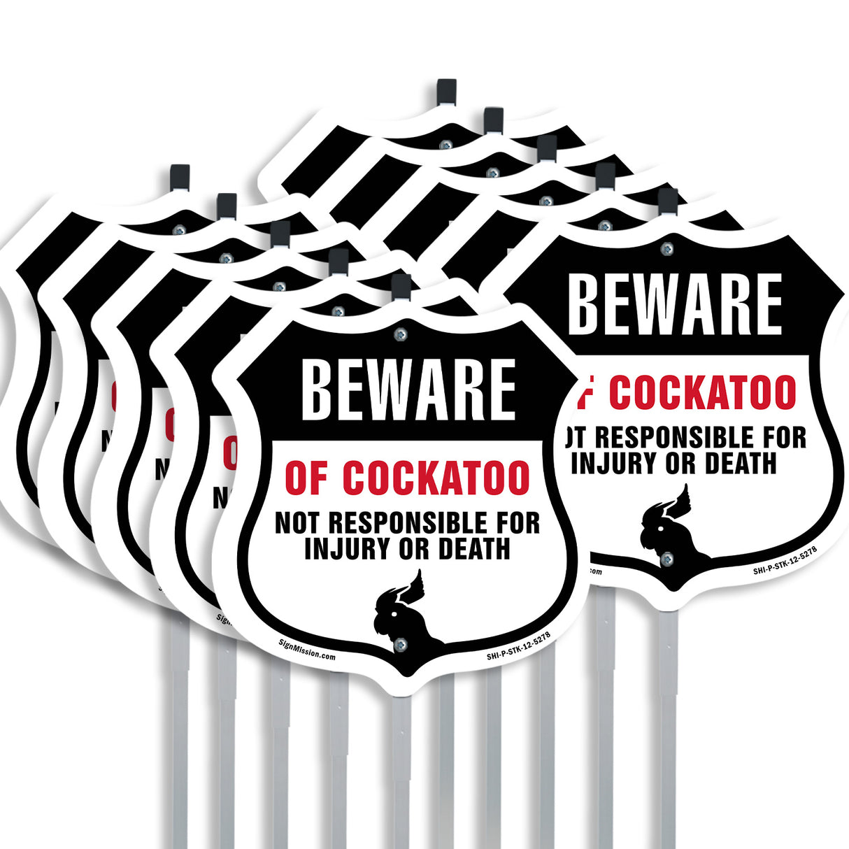 Beware Of Cockatoo Not Responsible For Injury Or Death