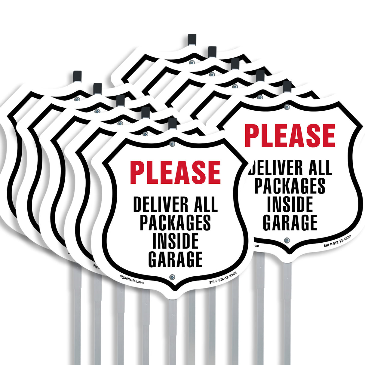 Please Deliver All Packages Inside Garage