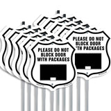 Please Do Not Block Door With Packages