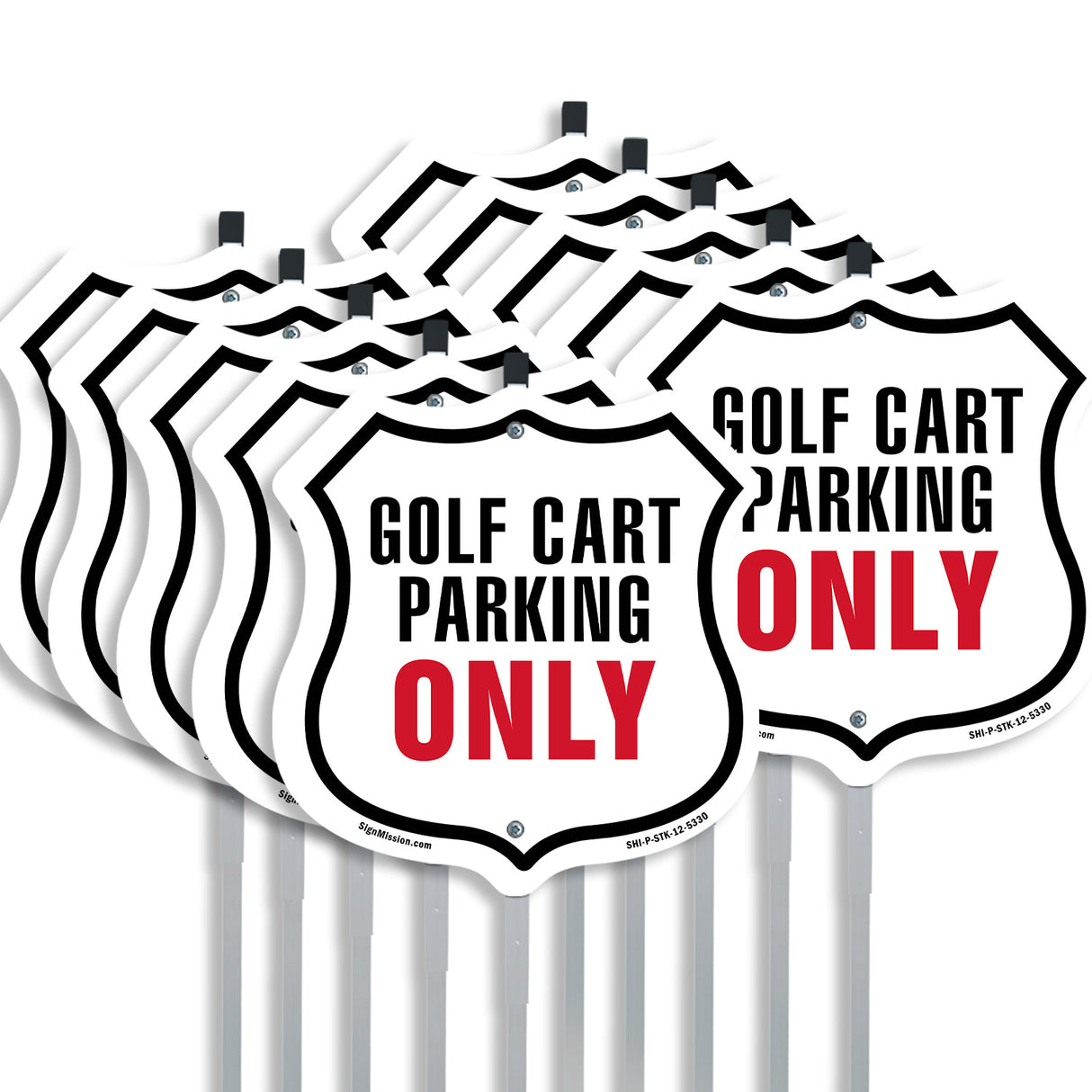 Golf Cart Parking Only