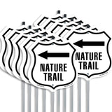 Nature Trail Left Arrow
