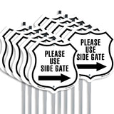 Please Use Side Gate Right
