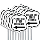 Please Use Other Entrance Left