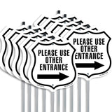 Please Use Other Entrance Right