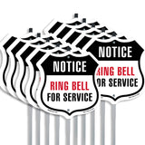 Notice Ring Bell For Service
