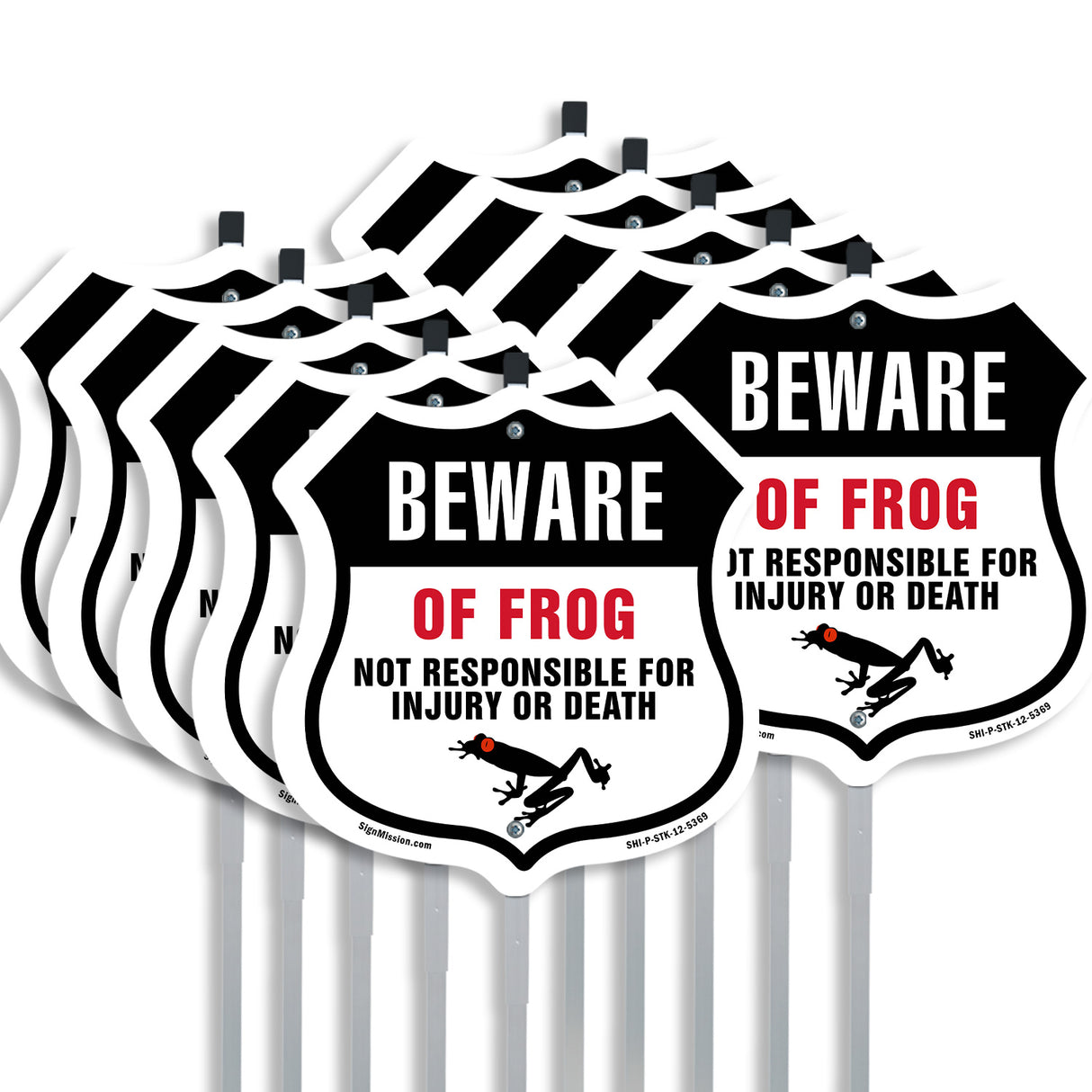 Beware Of Frogs Not Responsible For Injury Or Death