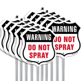 Warning Do Not Spray