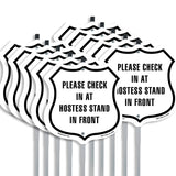 Please Check In At Hostess Stand At Front