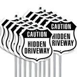 Caution Hidden Driveway