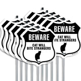 Beware Cat Will Bite Strangers
