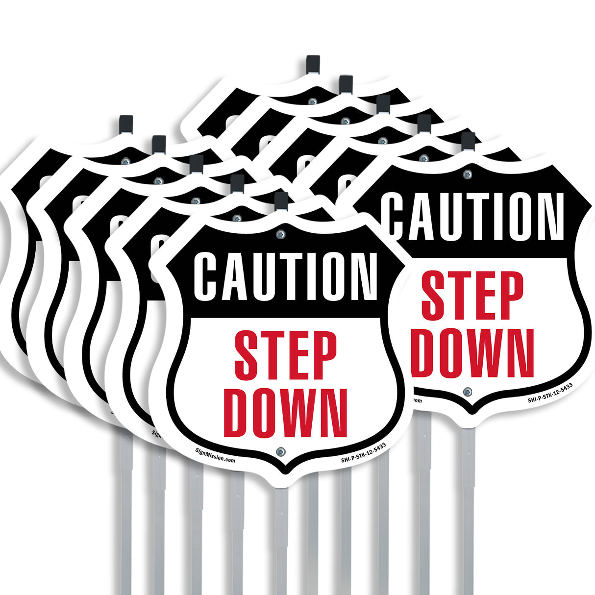 Caution Step Down