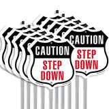 Caution Step Down
