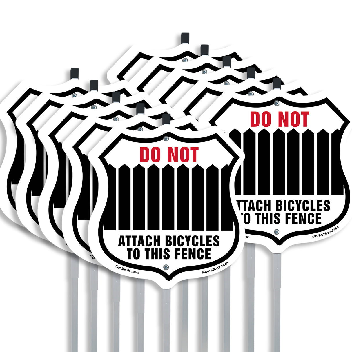 Do Not Attach Bicycles To This Fence