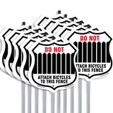 Do Not Attach Bicycles To This Fence