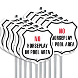 No Horseplay in the Pool Area