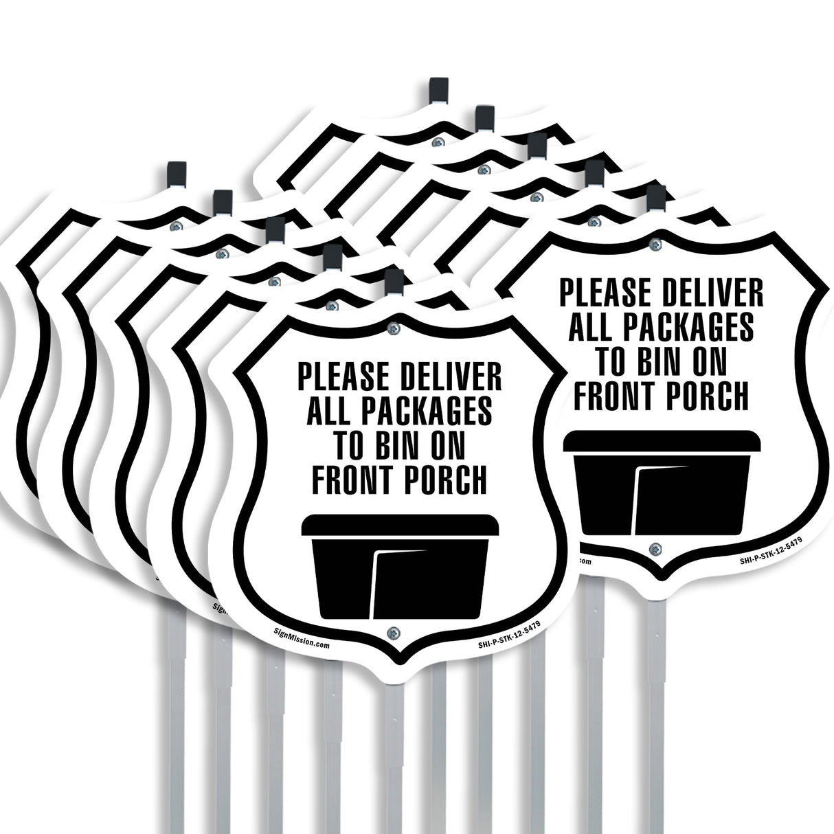 Please Deliver All Packages To Bin On Front Porch