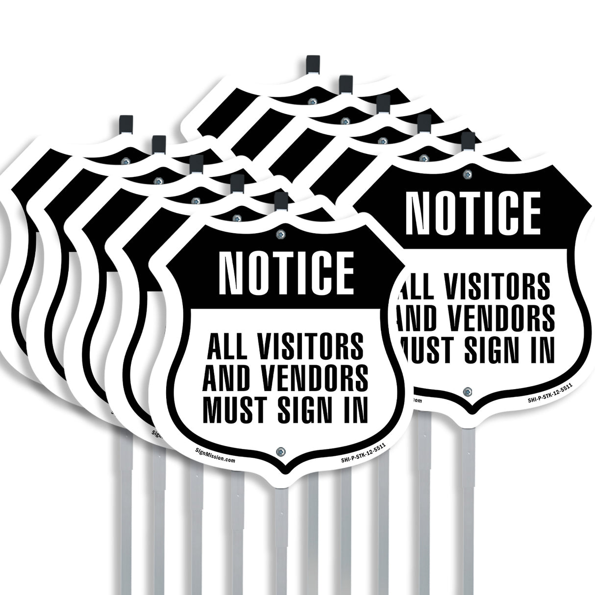 Notice All Visitors And Vendors Must Sign In