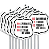 No Swimming No Fishing No Feeding The Geese