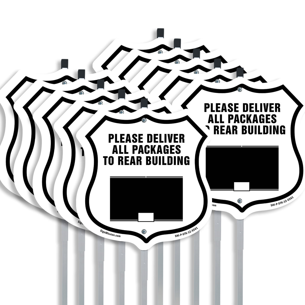 Please Deliver All Packages To Rear Building